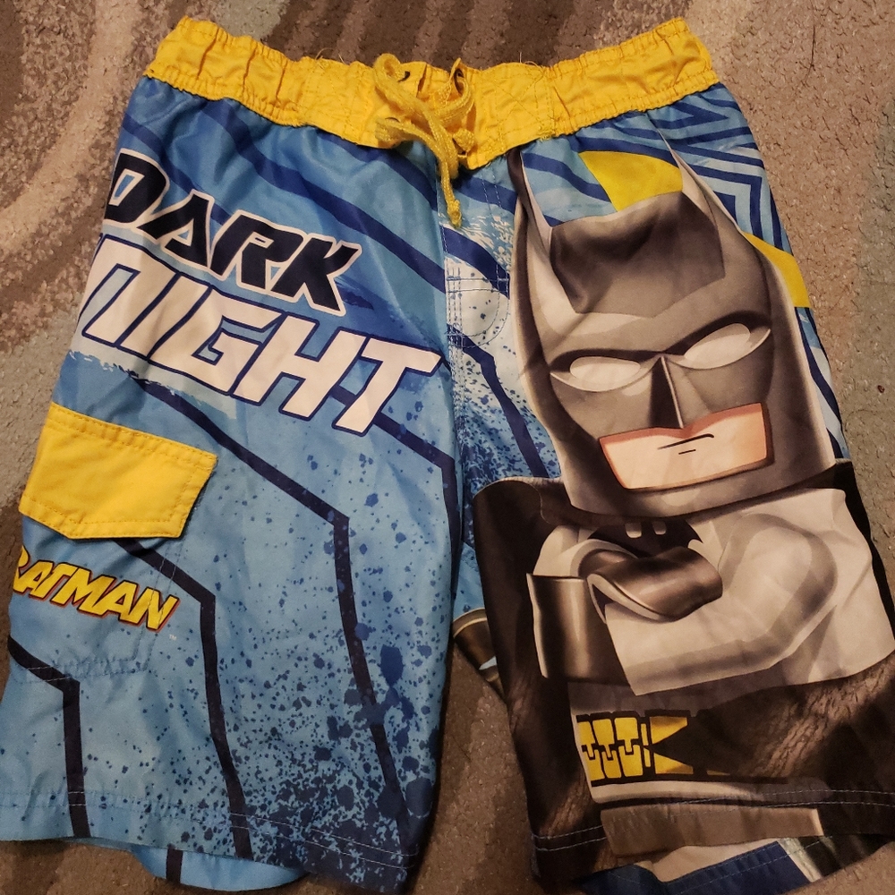 Kids Lego Batman Swim Trunks
